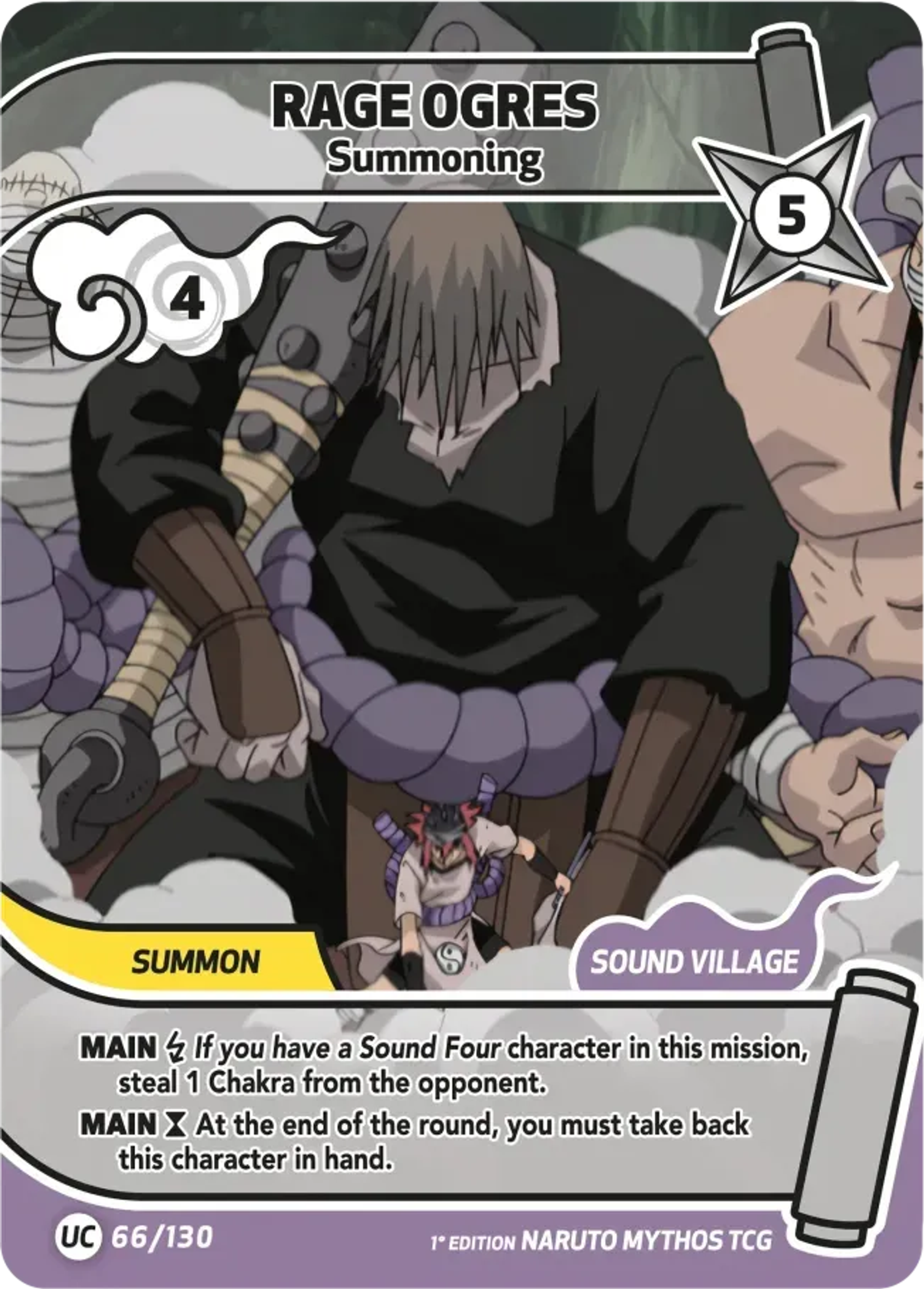Rage Ogres - Summoning — Konoha Shidō — Naruto Mythos TCG