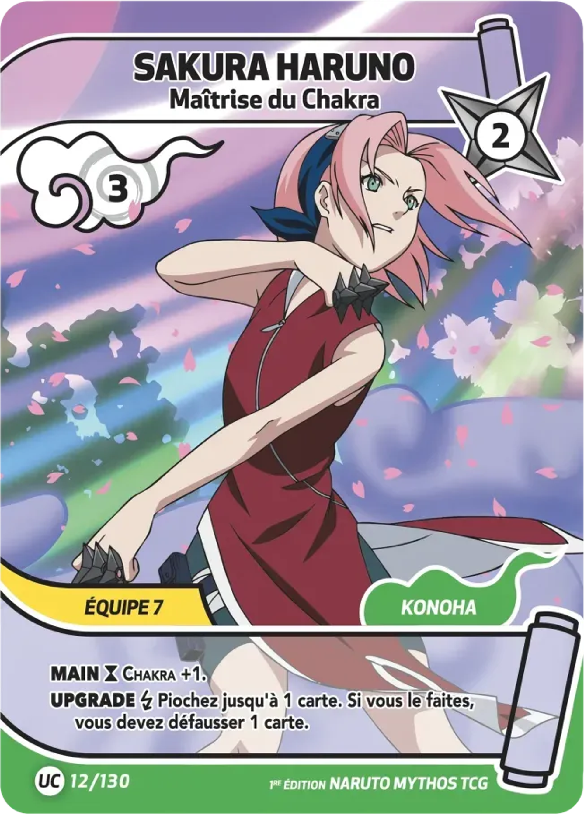 Sakura Haruno - Maîtrise du Chakra — Konoha Shidō — Naruto Mythos TCG