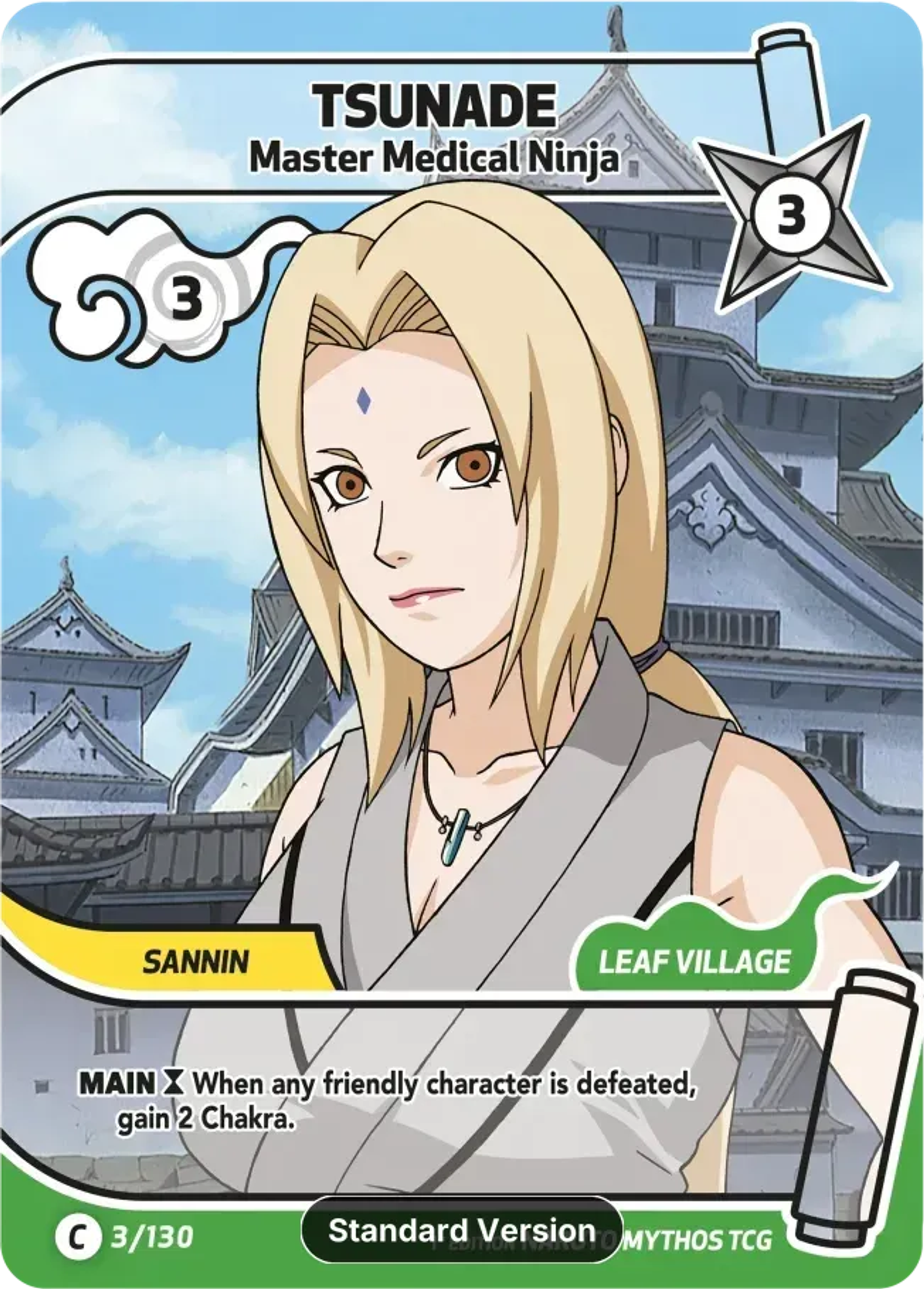 Tsunade - Master Medical Ninja — Konoha Shidō — Naruto Mythos TCG