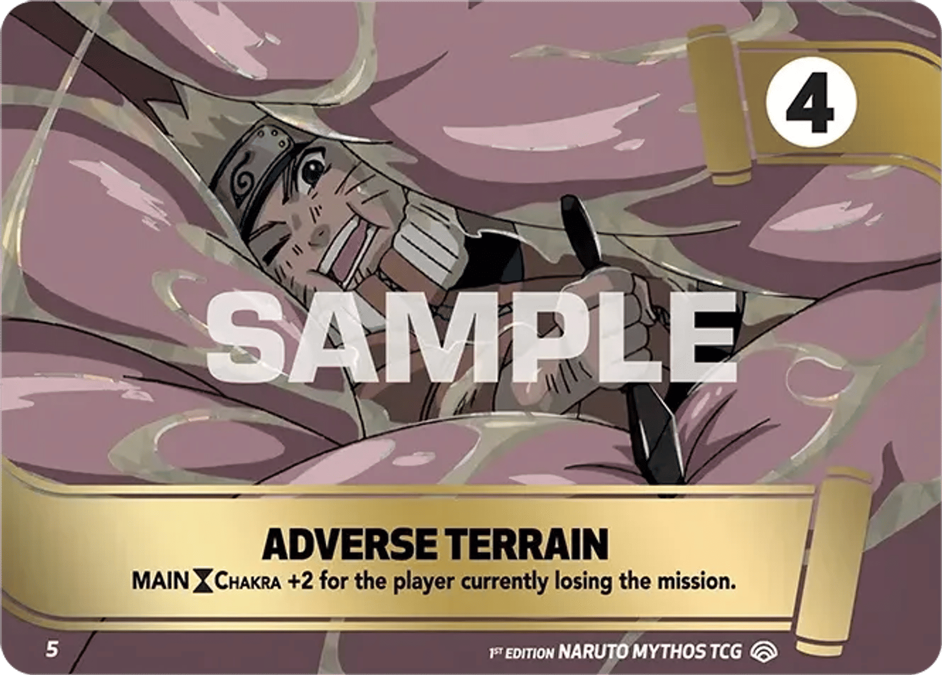 Adverse Terrain — Shinobi Shiren — Naruto Mythos TCG