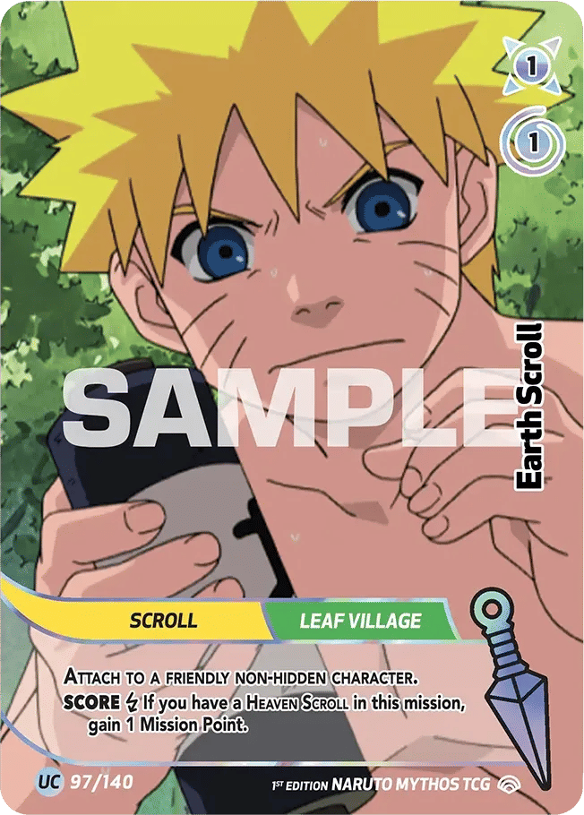 Earth Scroll — Shinobi Shiren — Naruto Mythos TCG