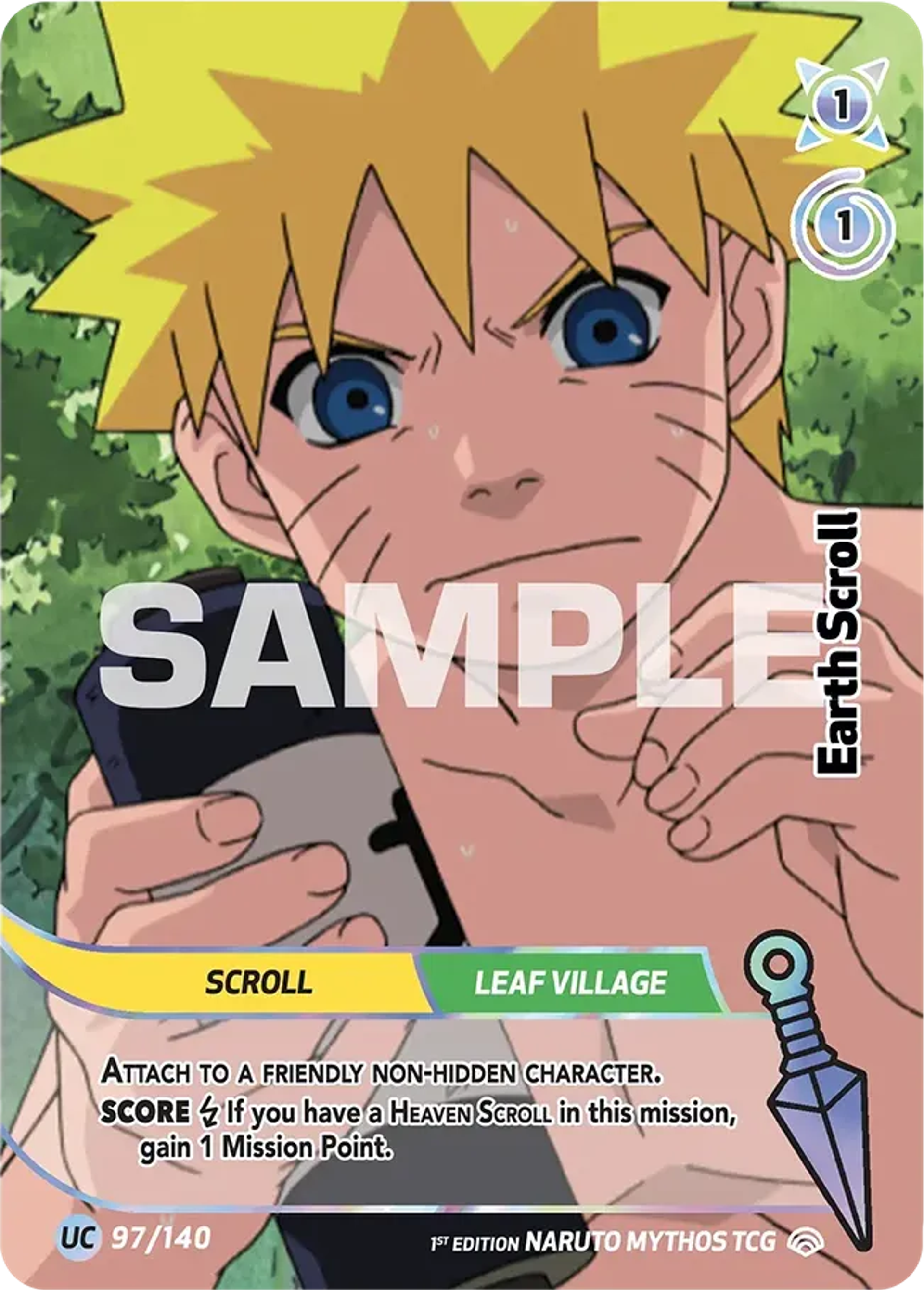 Earth Scroll — Shinobi Shiren — Naruto Mythos TCG