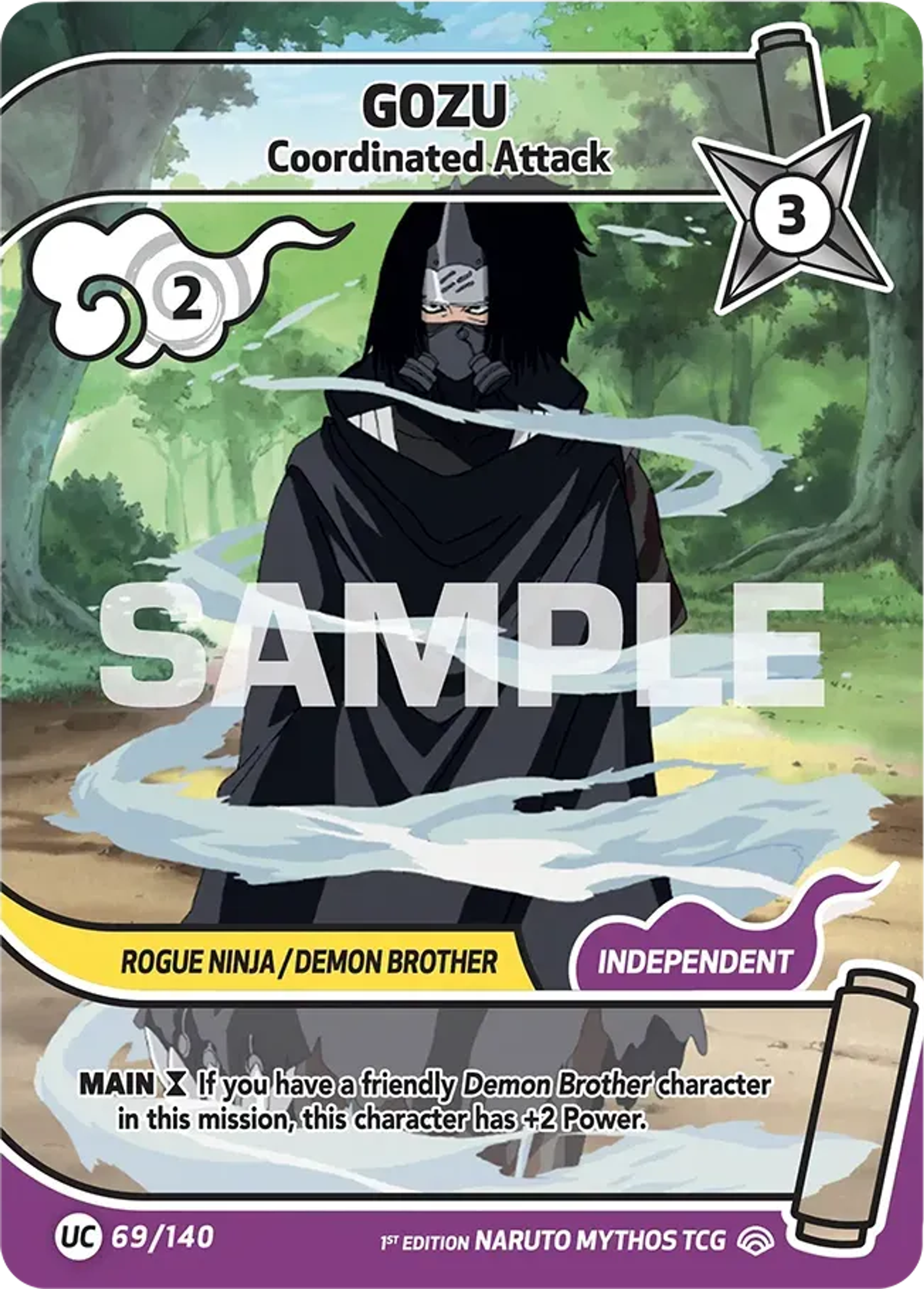 Gozu - Coordinated Attack — Shinobi Shiren — Naruto Mythos TCG