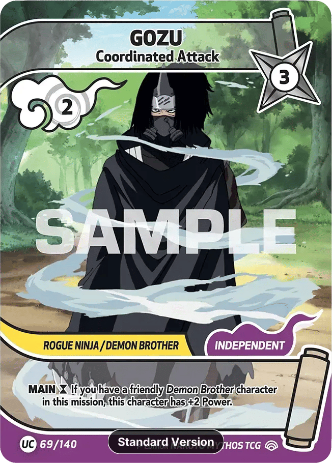 Gozu - Coordinated Attack — Shinobi Shiren — Naruto Mythos TCG