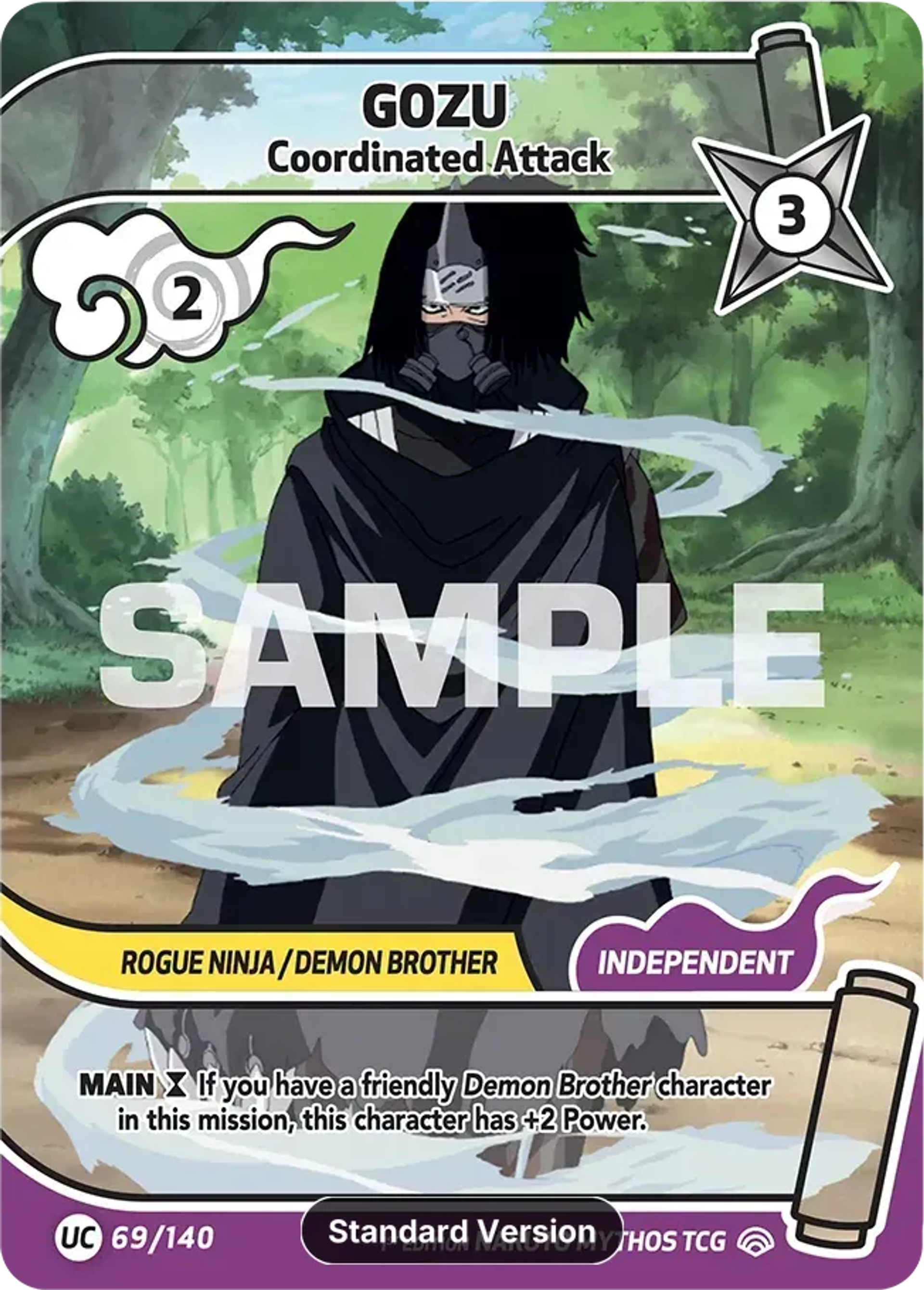 Gozu - Coordinated Attack — Shinobi Shiren — Naruto Mythos TCG