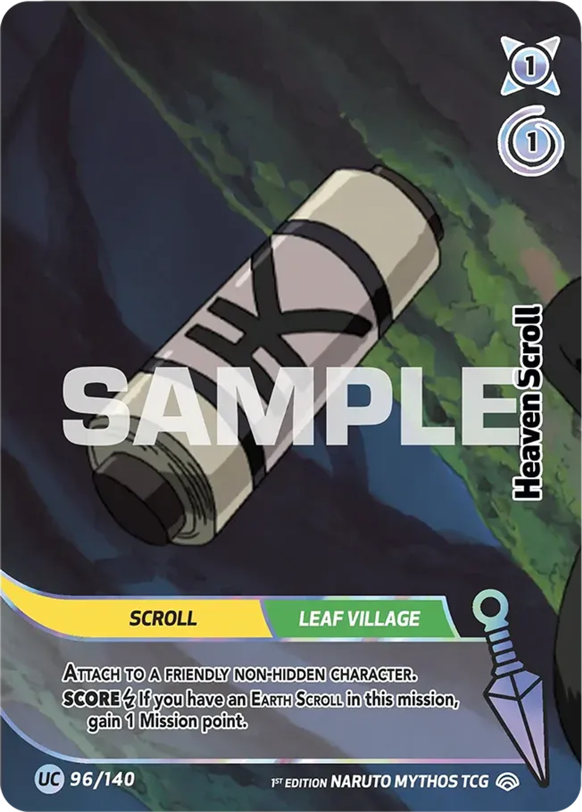 Heaven Scroll — Shinobi Shiren — Naruto Mythos TCG