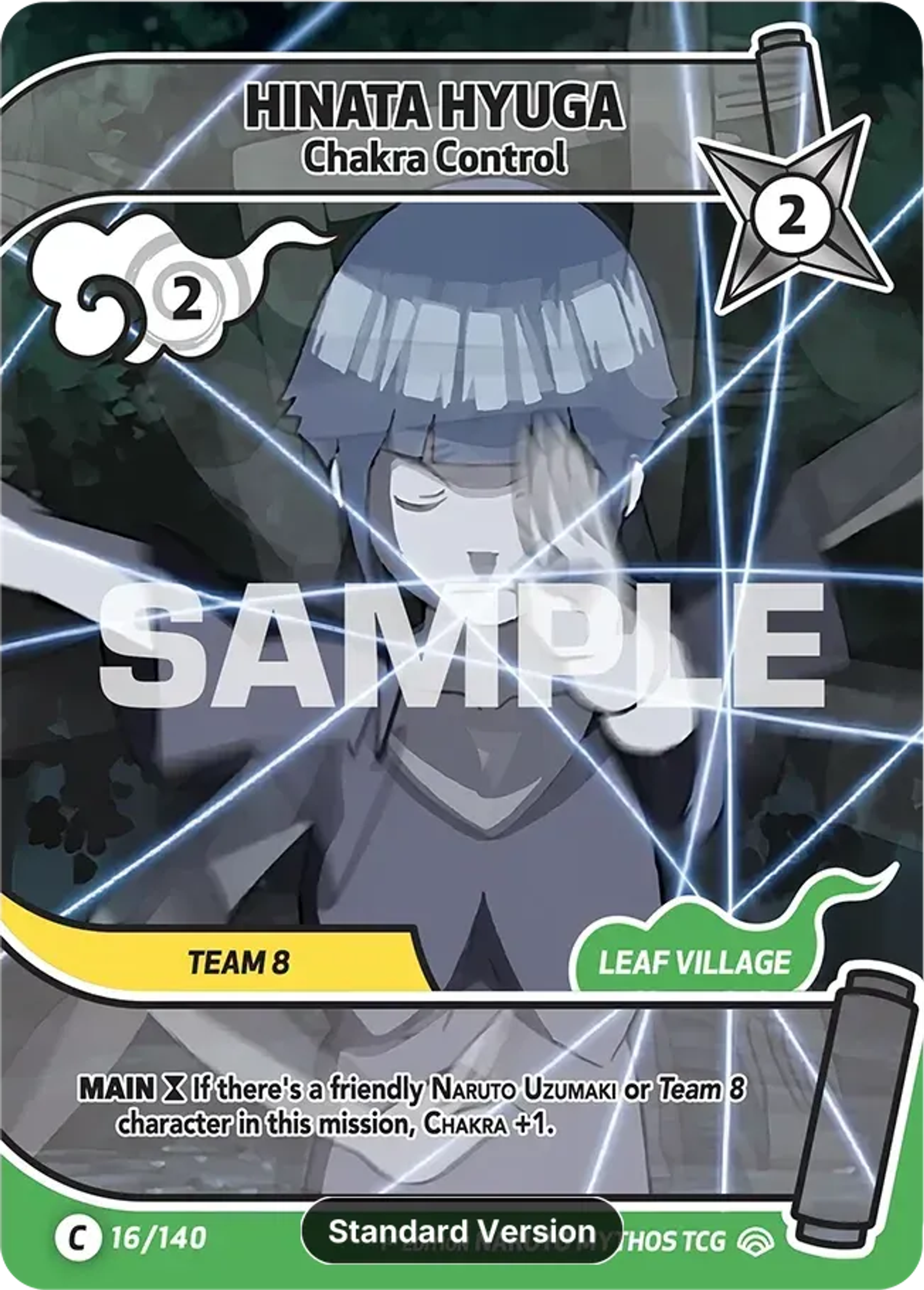 Hinata Hyuga - Chakra Control — Shinobi Shiren — Naruto Mythos TCG