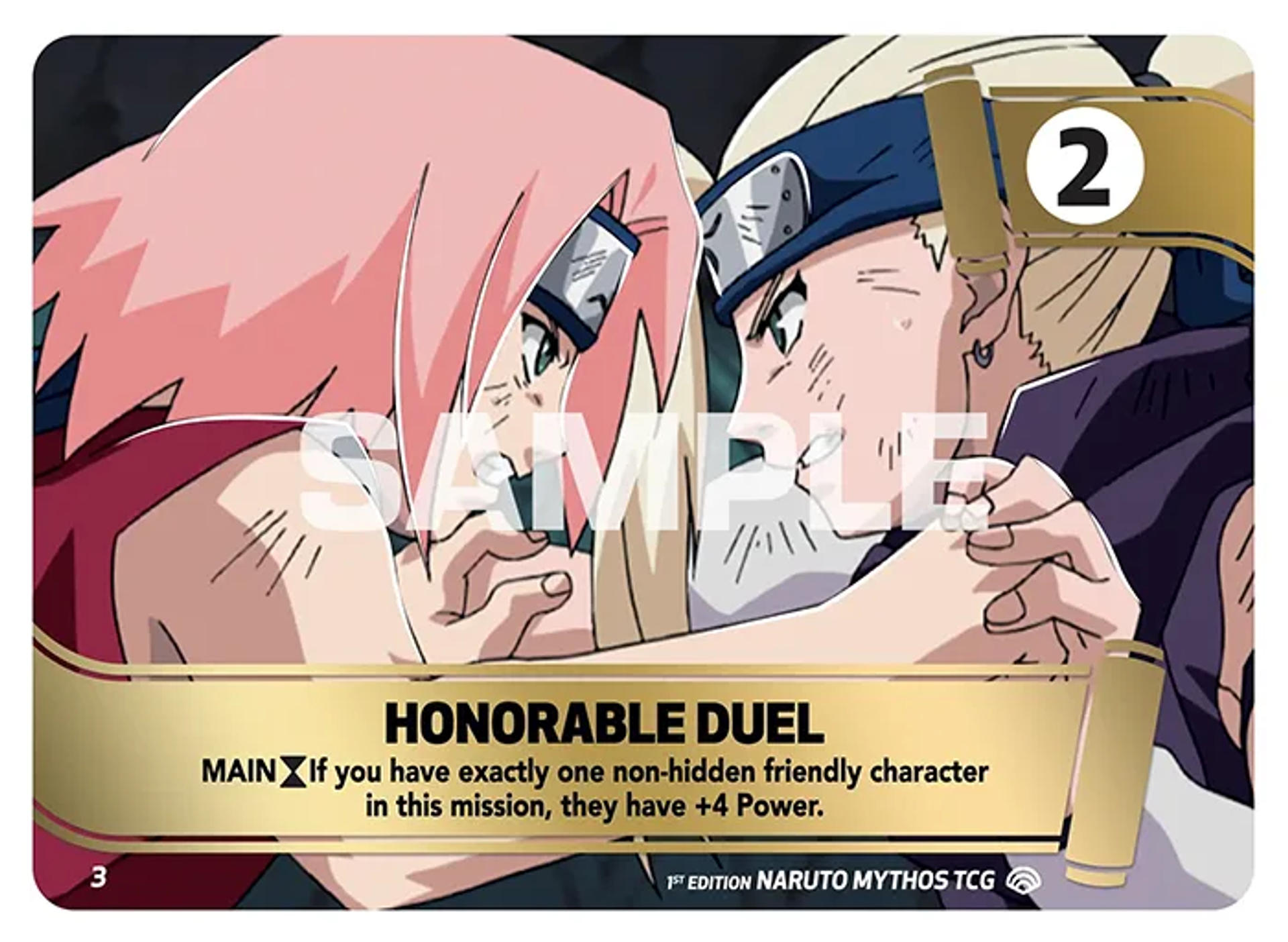 Honorable Duel — Shinobi Shiren — Naruto Mythos TCG