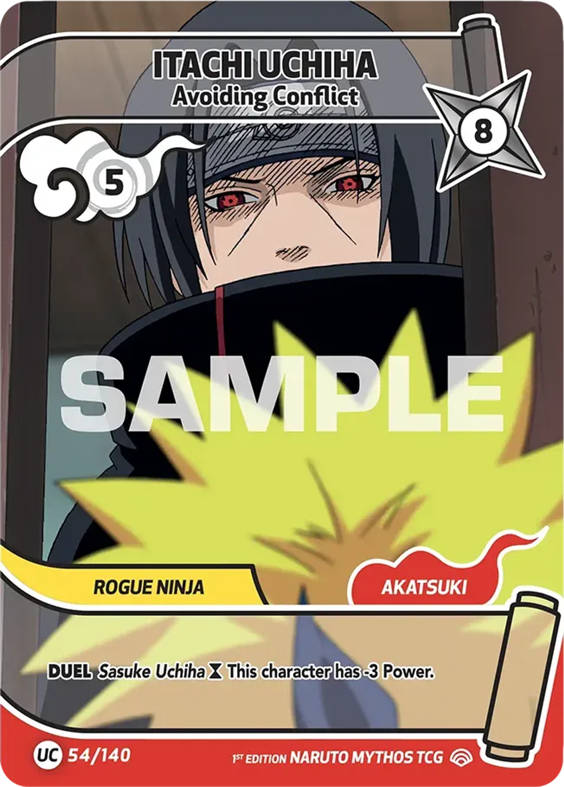 Itachi Uchiha - Avoiding Conflict — Shinobi Shiren — Naruto Mythos TCG