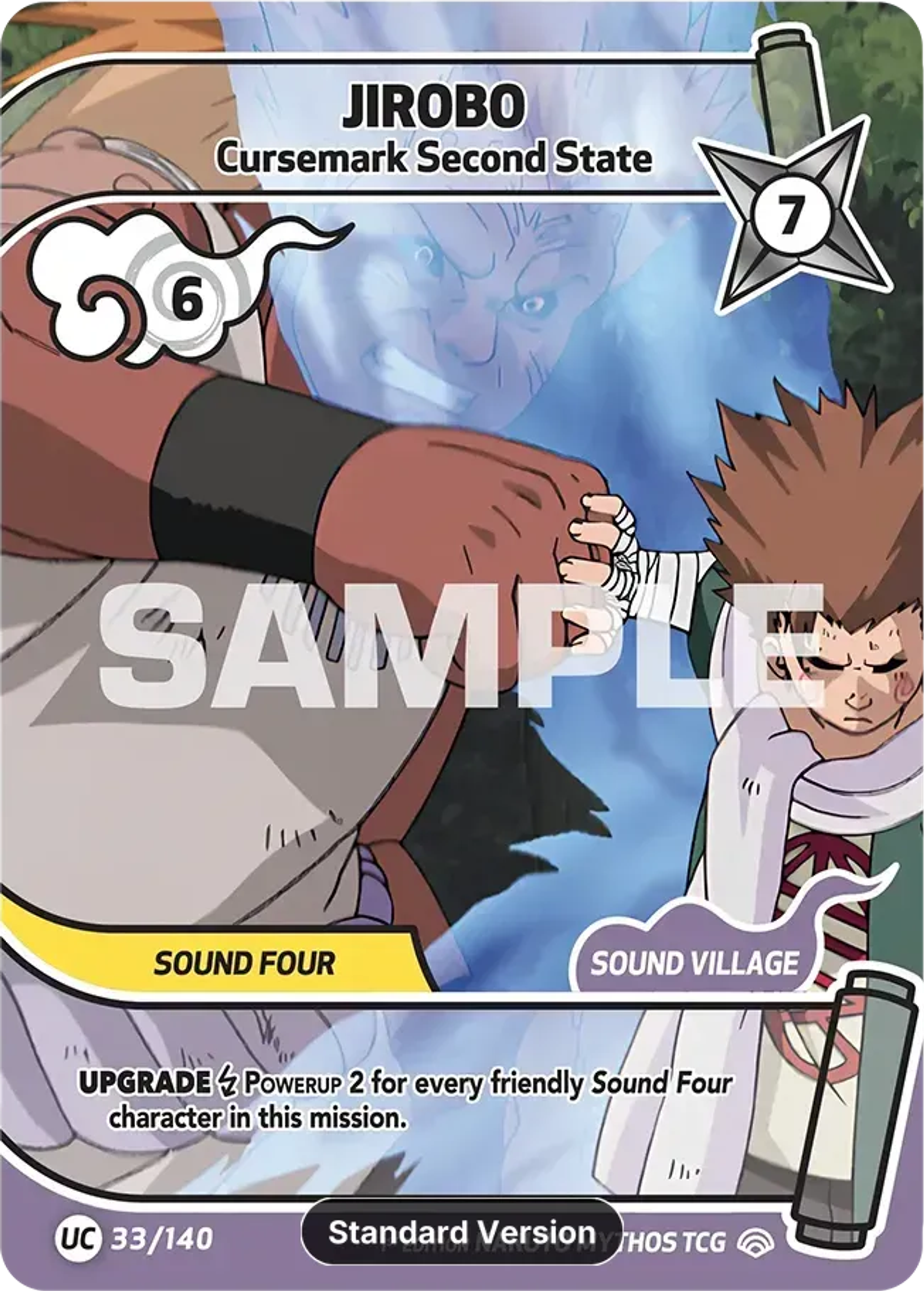 Jirobo - Cursemark Second State — Shinobi Shiren — Naruto Mythos TCG