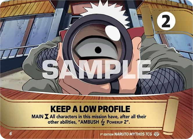 Keep a Low Profile — Shinobi Shiren — Naruto Mythos TCG