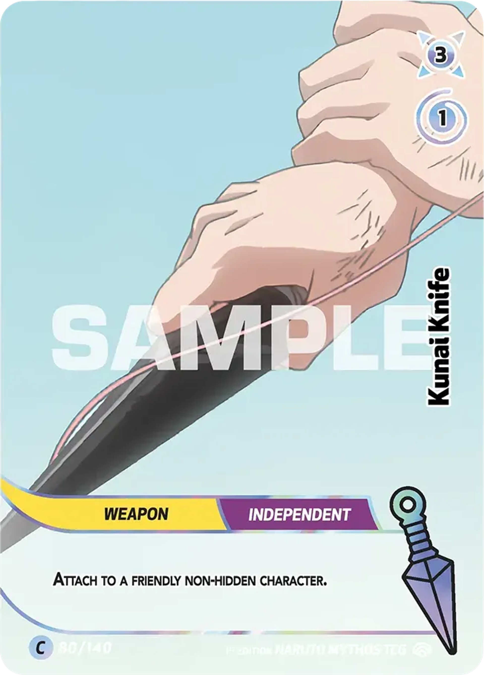 Kunai Knife — Shinobi Shiren — Naruto Mythos TCG