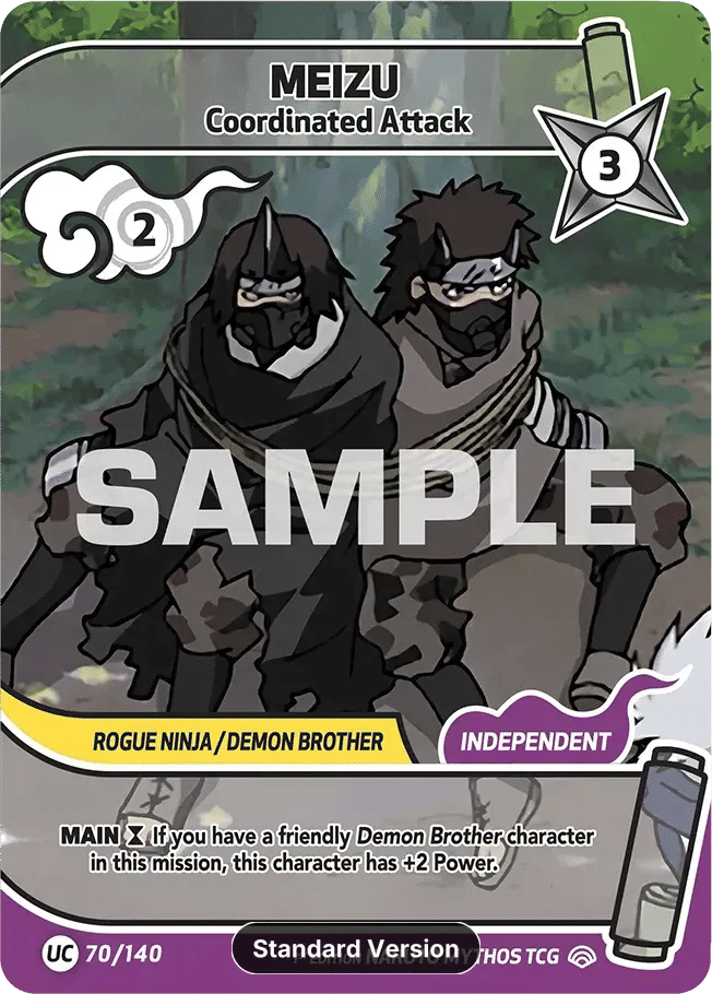 Meizu - Coordinated Attack — Shinobi Shiren — Naruto Mythos TCG