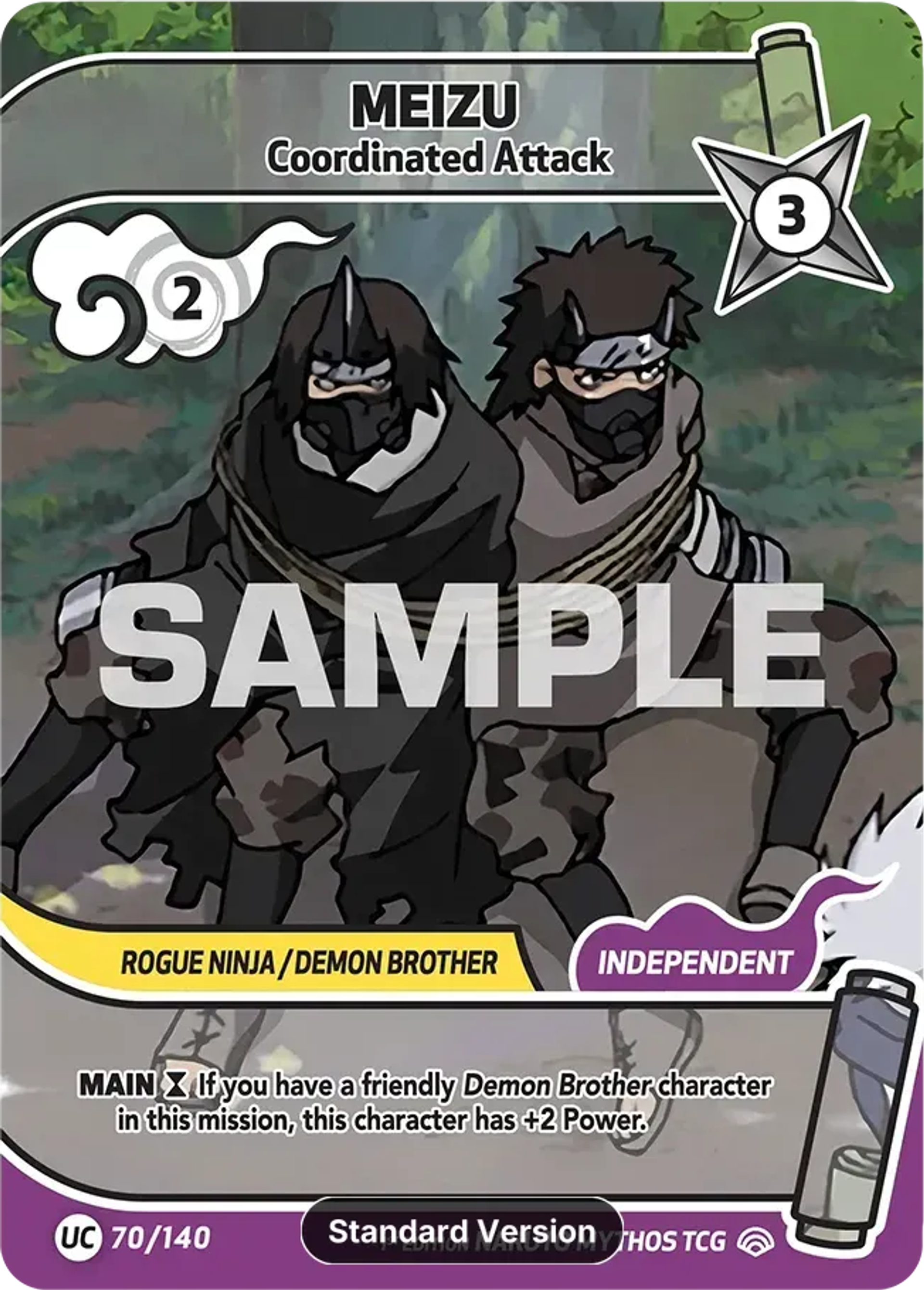 Meizu - Coordinated Attack — Shinobi Shiren — Naruto Mythos TCG