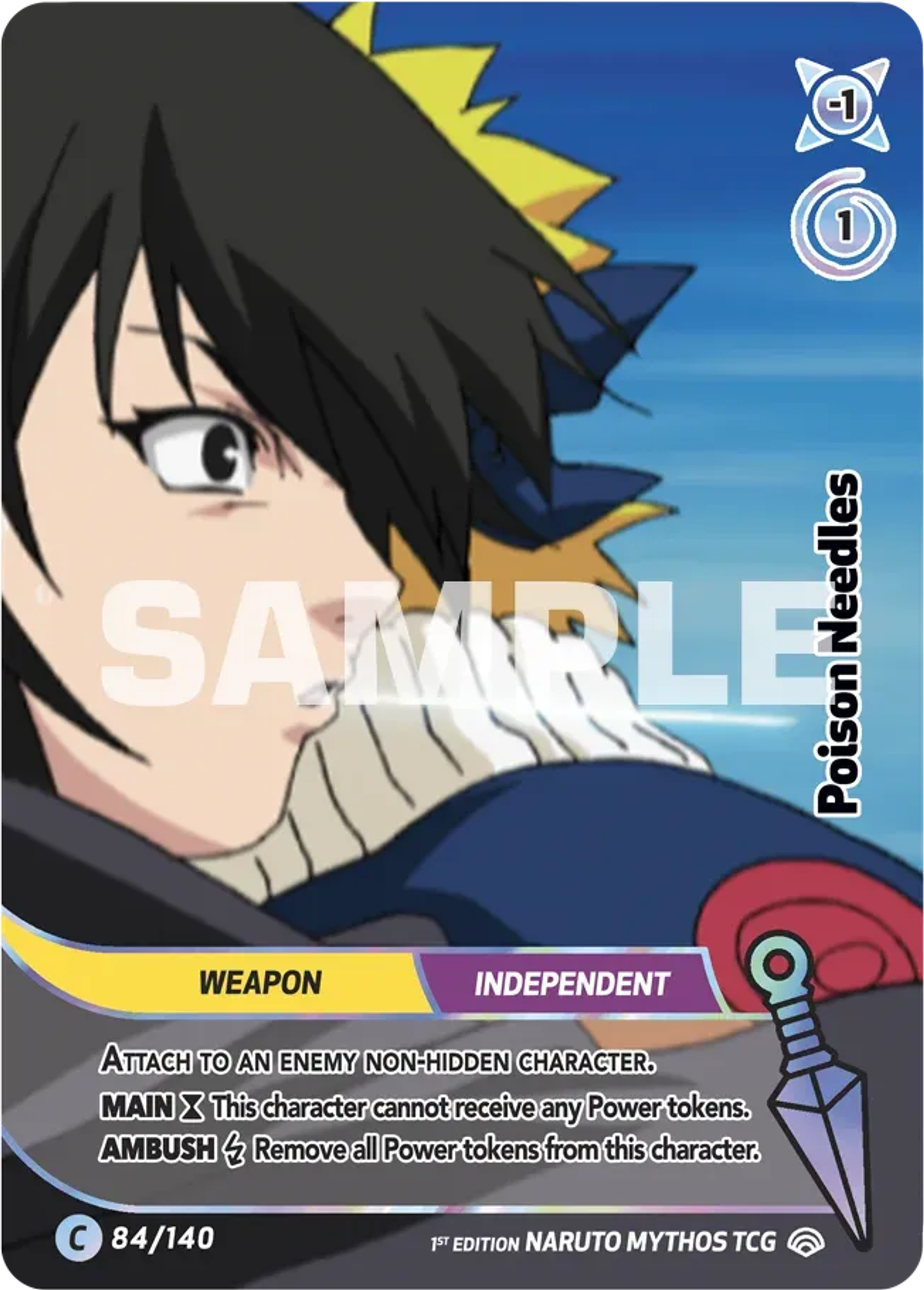 Poison Needles — Shinobi Shiren — Naruto Mythos TCG