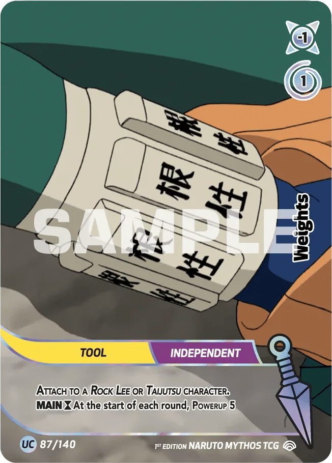 Weights — Shinobi Shiren — Naruto Mythos TCG