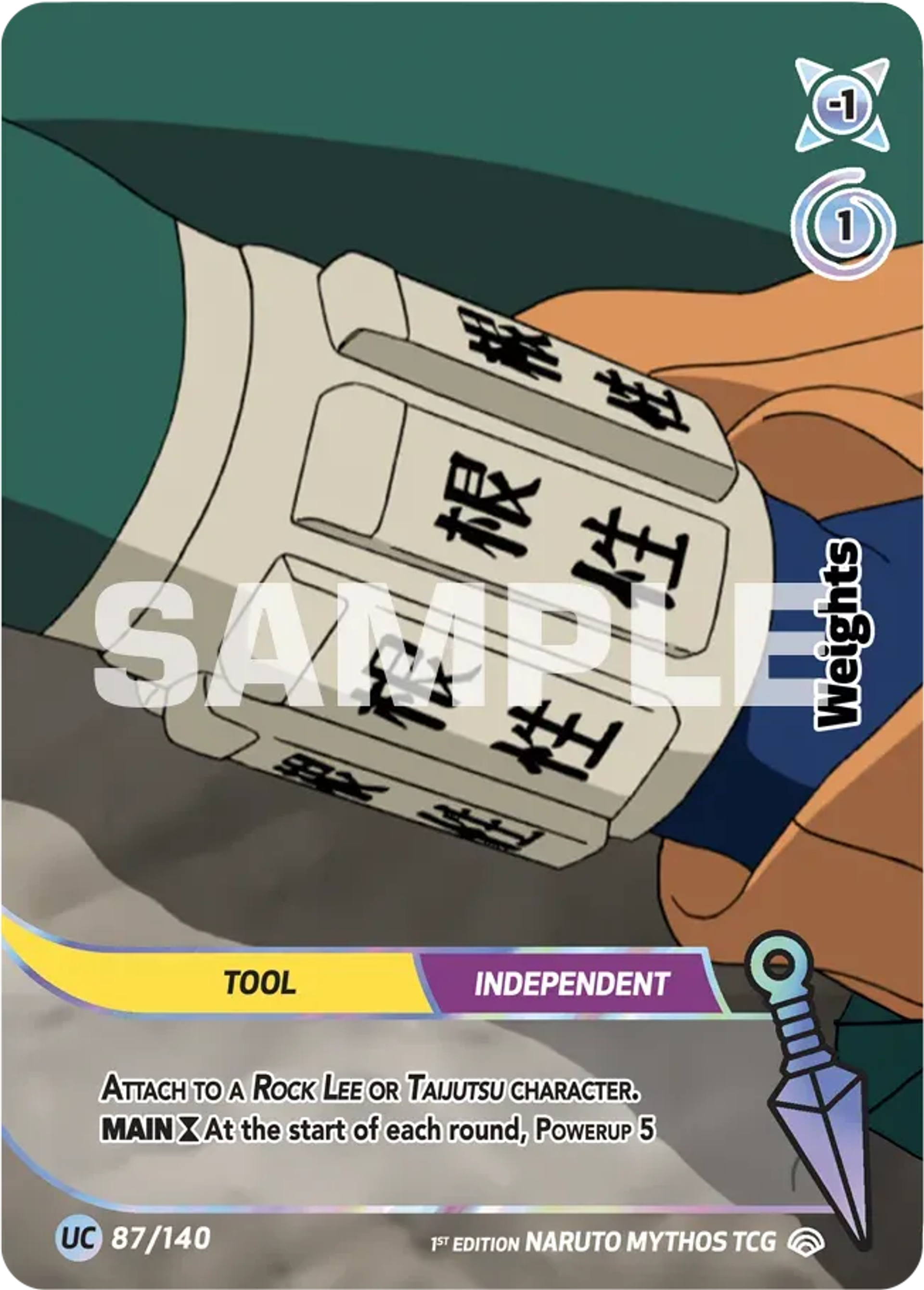 Weights — Shinobi Shiren — Naruto Mythos TCG