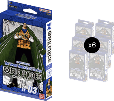 Product image for Display de Starter Deck 3: The Seven Warlords of The Sea