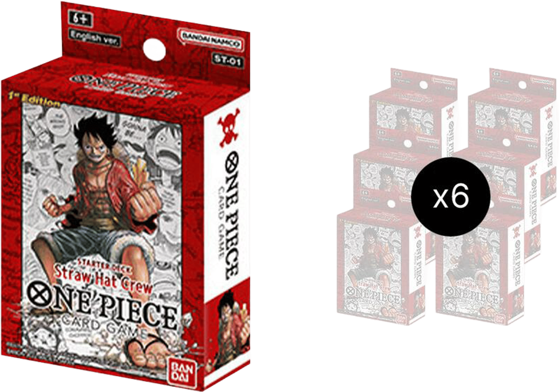 Super Pre-Release Starter Deck 1: Straw Hat Crew Display from Starter Deck 1: Straw Hat Crew - One Piece Card Game