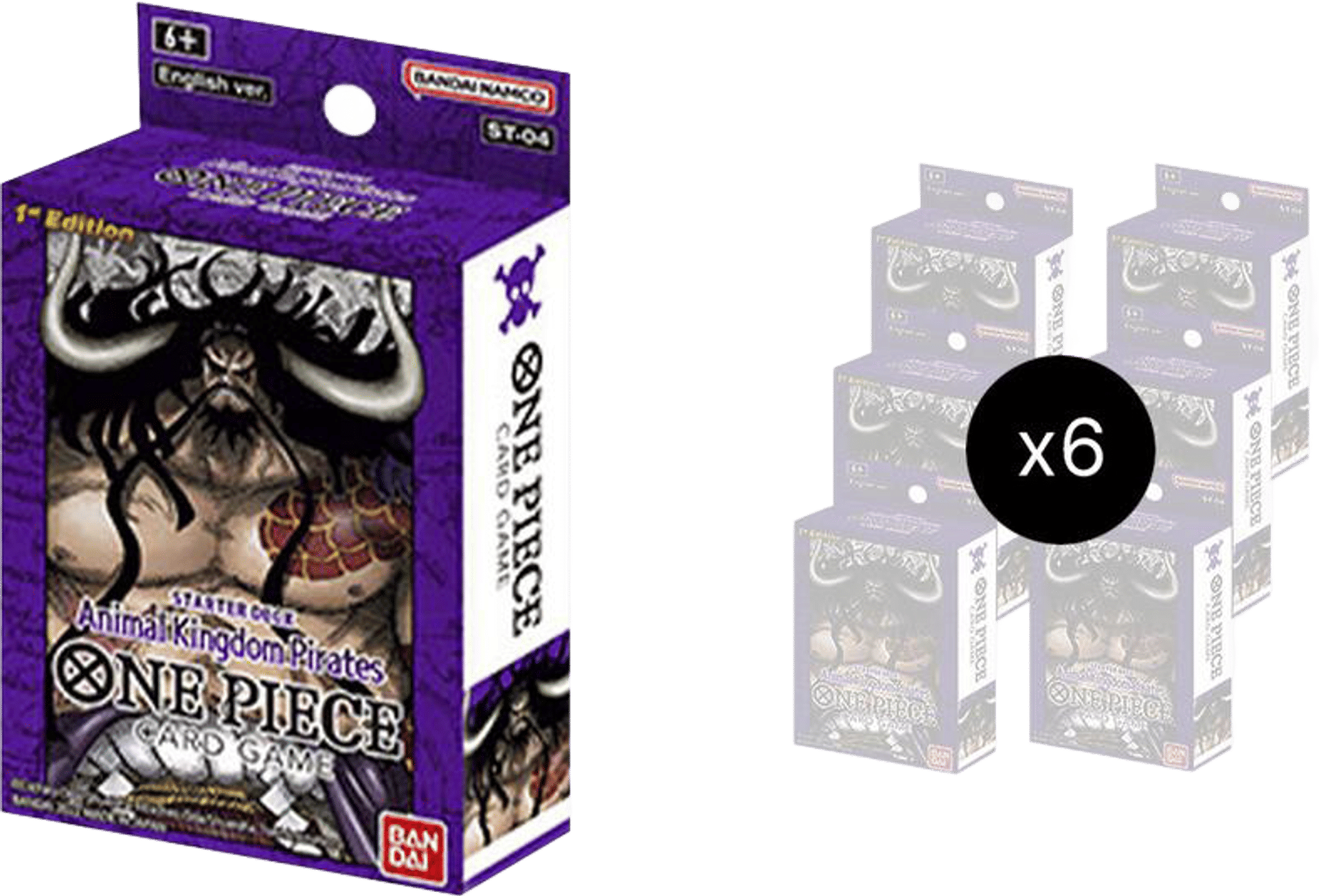 Product image for Super Pre-Release Starter Deck 4: Animal Kingdom Pirates Display