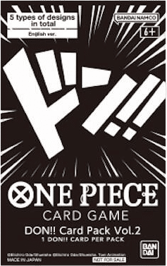 DON!! Card Pack Vol. 2 — One Piece Promotion Cards — One Piece Card Game