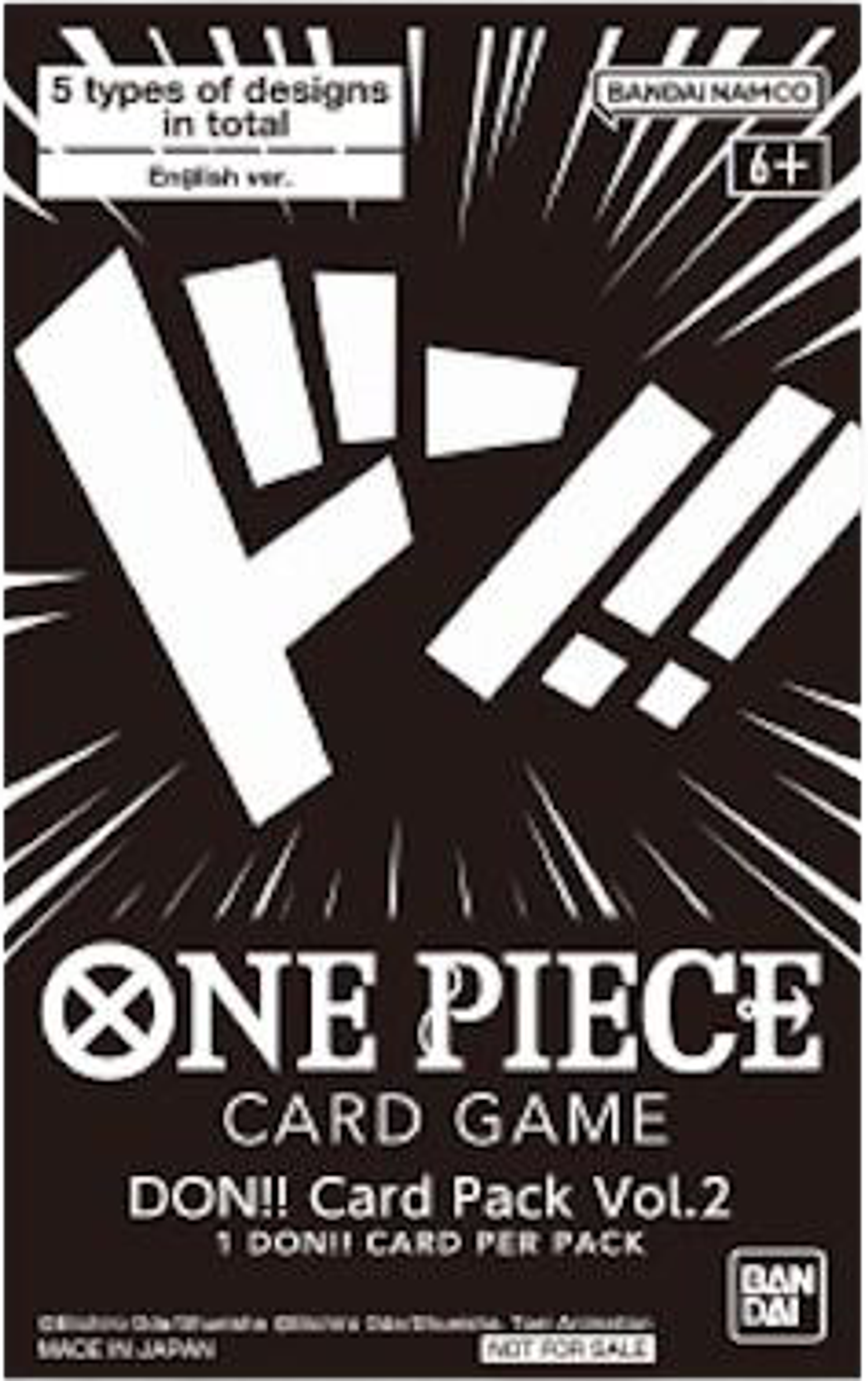 Product image for Booster DON!! Card Pack Vol. 2