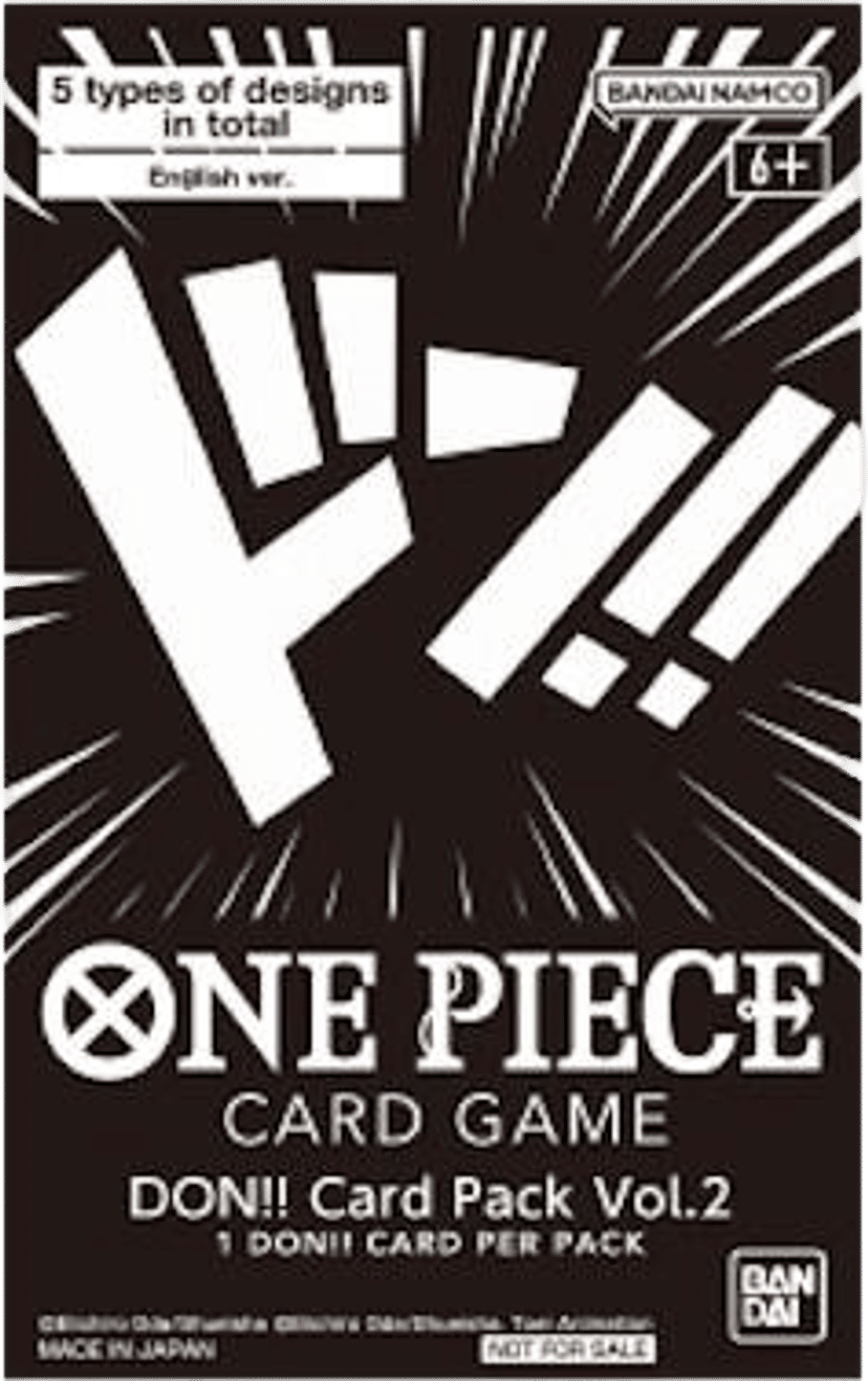 DON!! Card Pack Vol. 2 from One Piece Promotion Cards - OnePiece Card Game