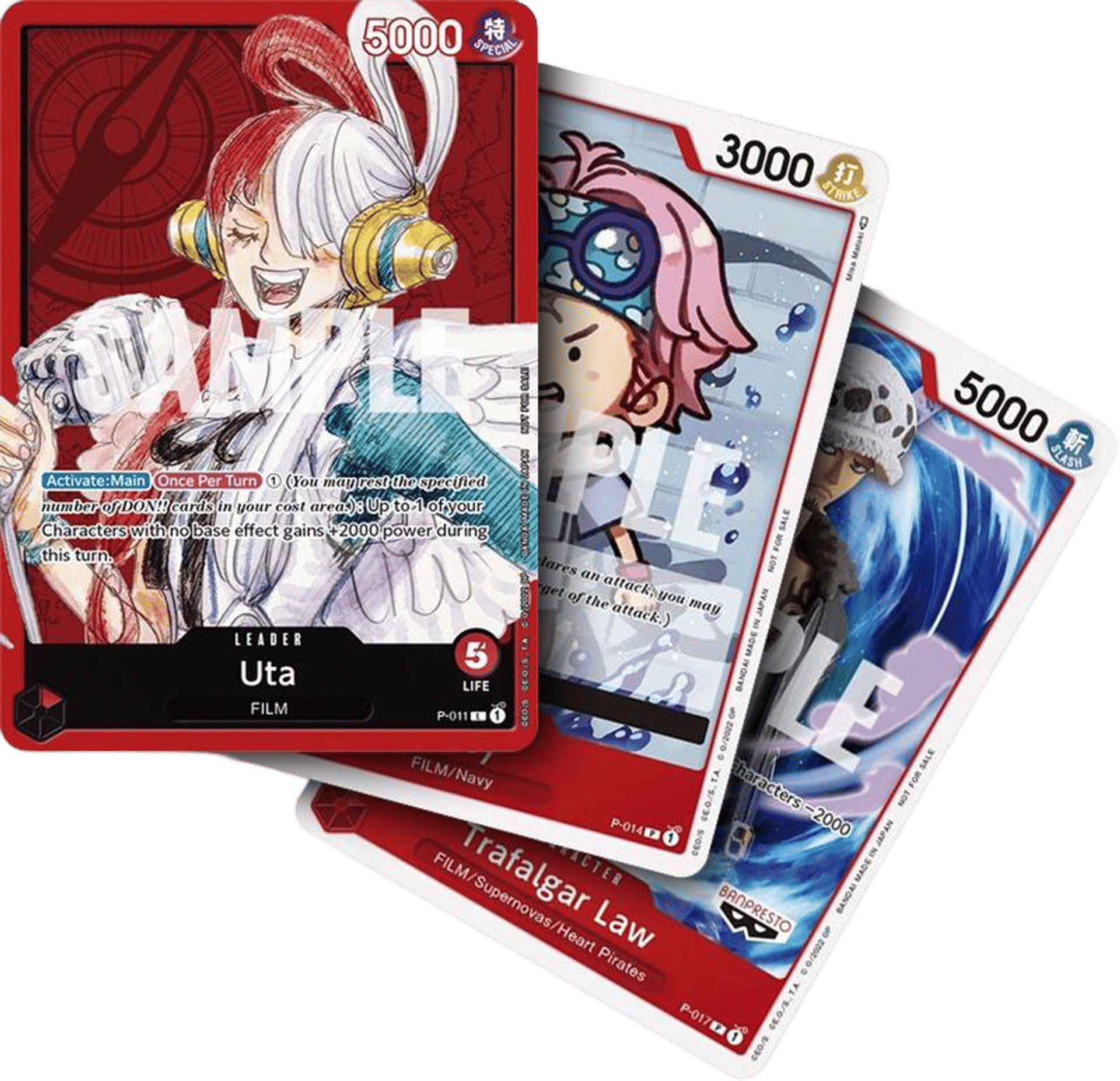 Product image for Booster One Piece Film Red Uta Promo