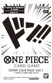DON!! Card Pack Vol. 1 — One Piece Promotion Cards — One Piece Card Game