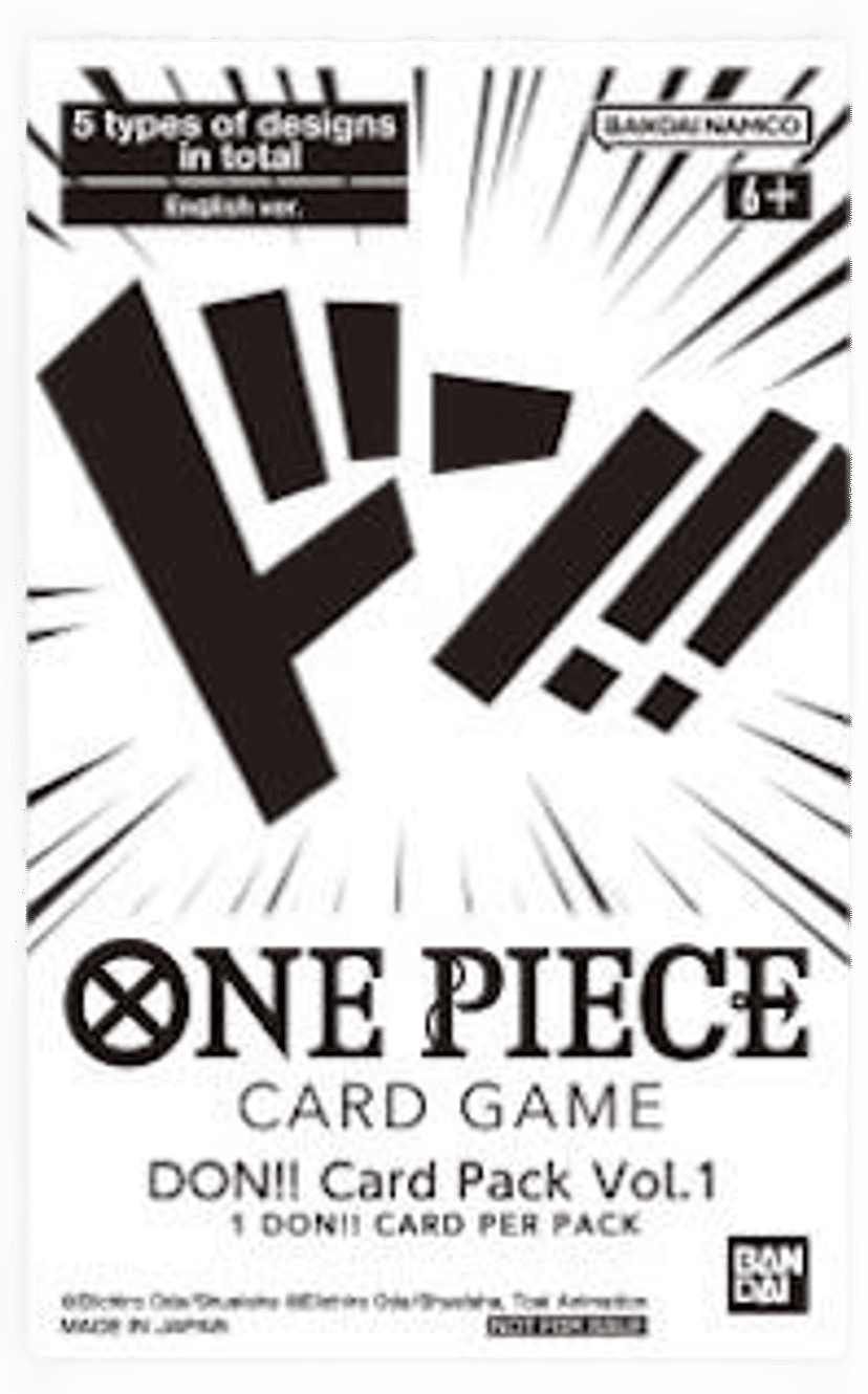 DON!! Card Pack Vol. 1 from One Piece Promotion Cards - OnePiece Card Game