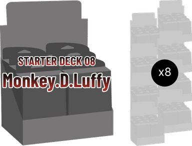 Product image for Starter Deck 8: Monkey.D.Luffy Display Case