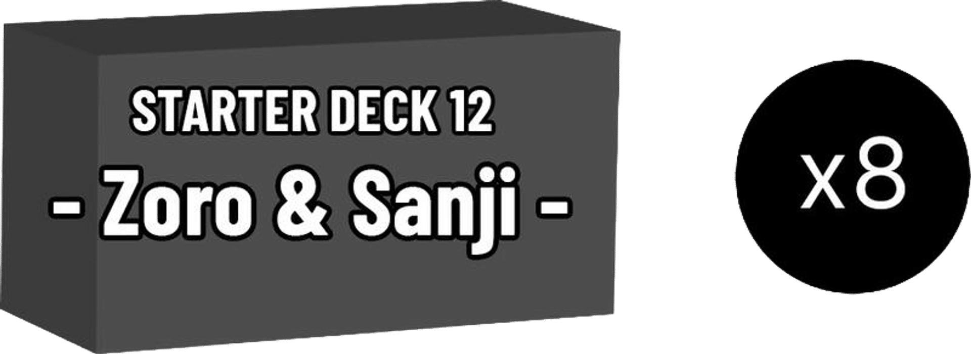 Product image for Starter Deck 12: Zoro and Sanji Display Case