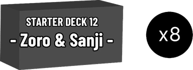 Product image for Starter Deck 12: Zoro and Sanji Display Case