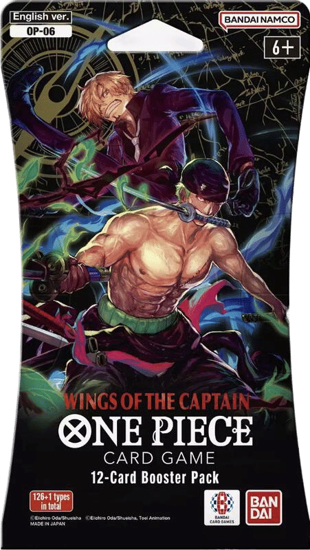 Sleeved Booster Wings of the Captain — Wings of the Captain — One Piece Card Game