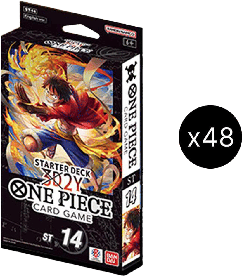 Starter Deck 14: 3D2Y Display Case from Starter Deck 14: 3D2Y - OnePiece Card Game