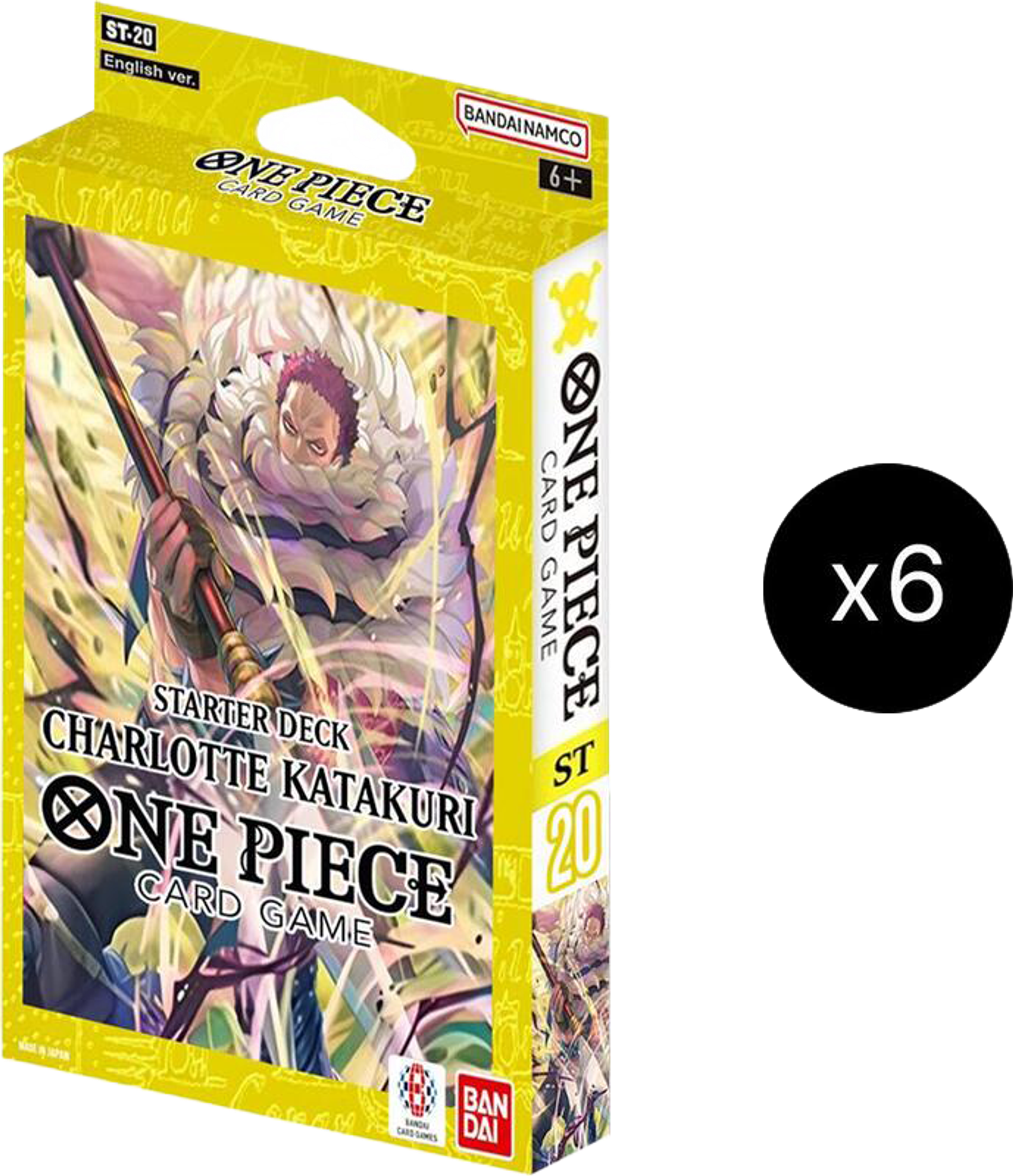 Starter Deck 20: YELLOW Charlotte Katakuri Display from Starter Deck 20: YELLOW Charlotte Katakuri - One Piece Card Game
