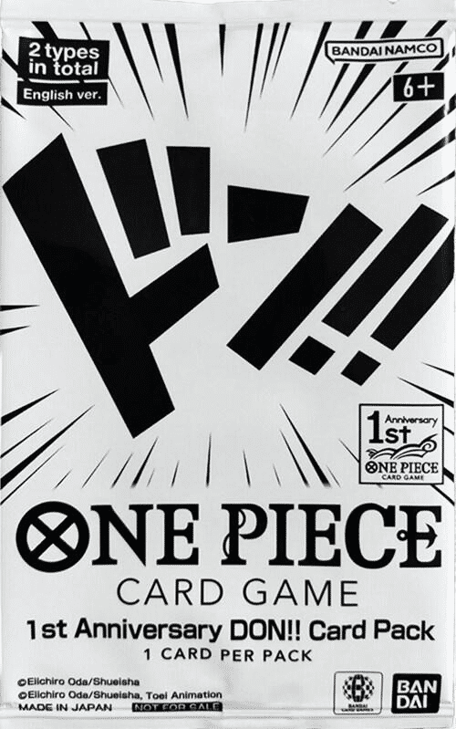 1st Anniversary DON!! Card Pack — One Piece Promotion Cards — One Piece Card Game