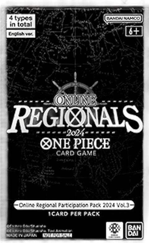 Online Regional Participation Pack 2024 Vol. 3 — One Piece Promotion Cards — One Piece Card Game