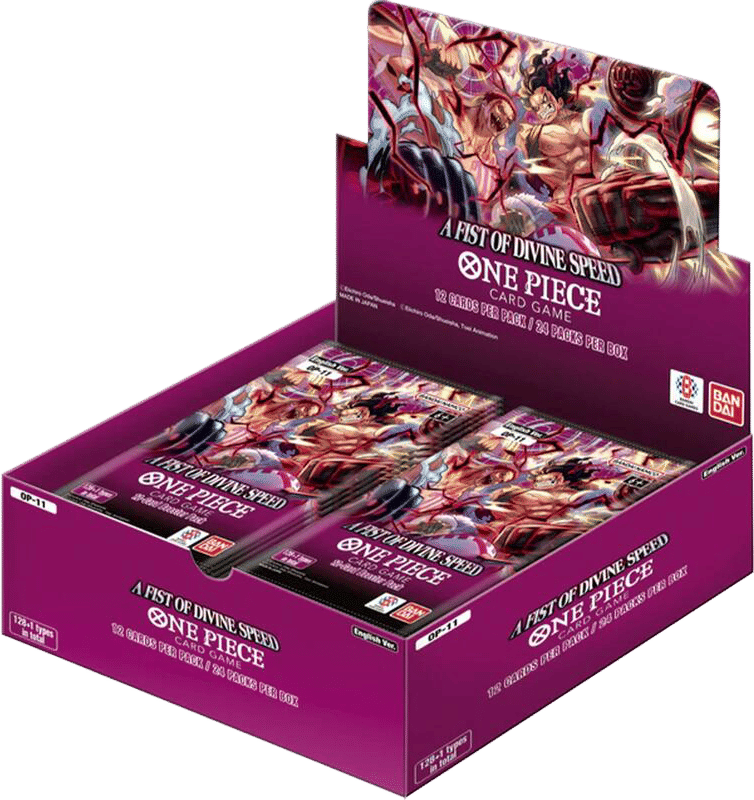 A Fist of Divine Speed Booster Box — A Fist of Divine Speed — One Piece Card Game