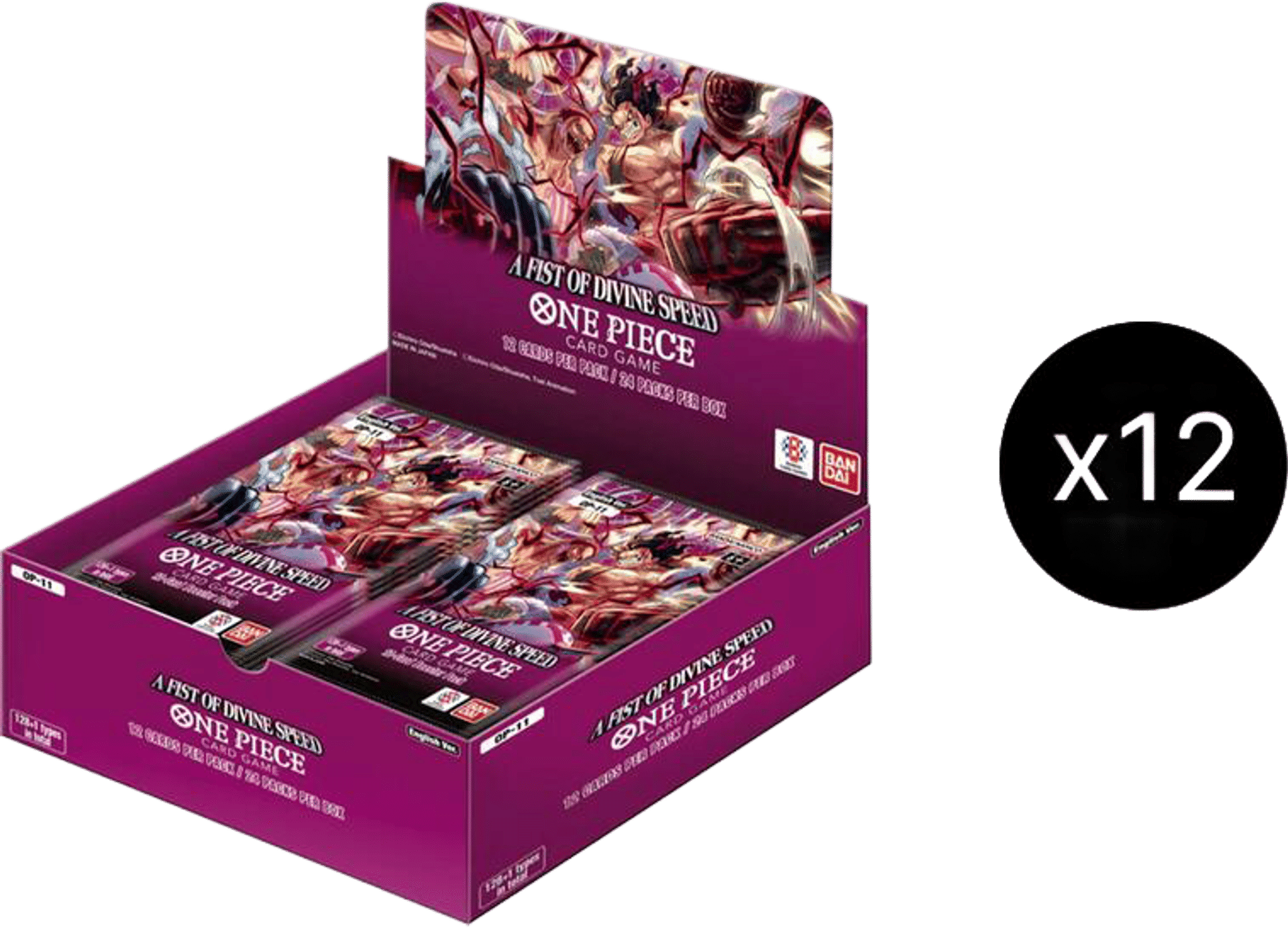 Product image for Carton de boîte de boosters A Fist of Divine Speed