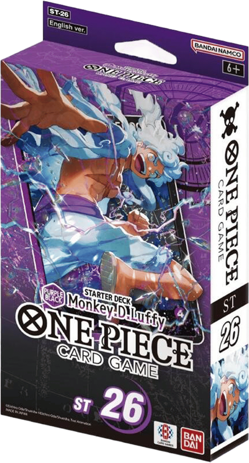 Starter Deck 26: PURPLE/BLACK Monkey.D.Luffy from Starter Deck 26: PURPLE/BLACK Monkey.D.Luffy - OnePiece Card Game