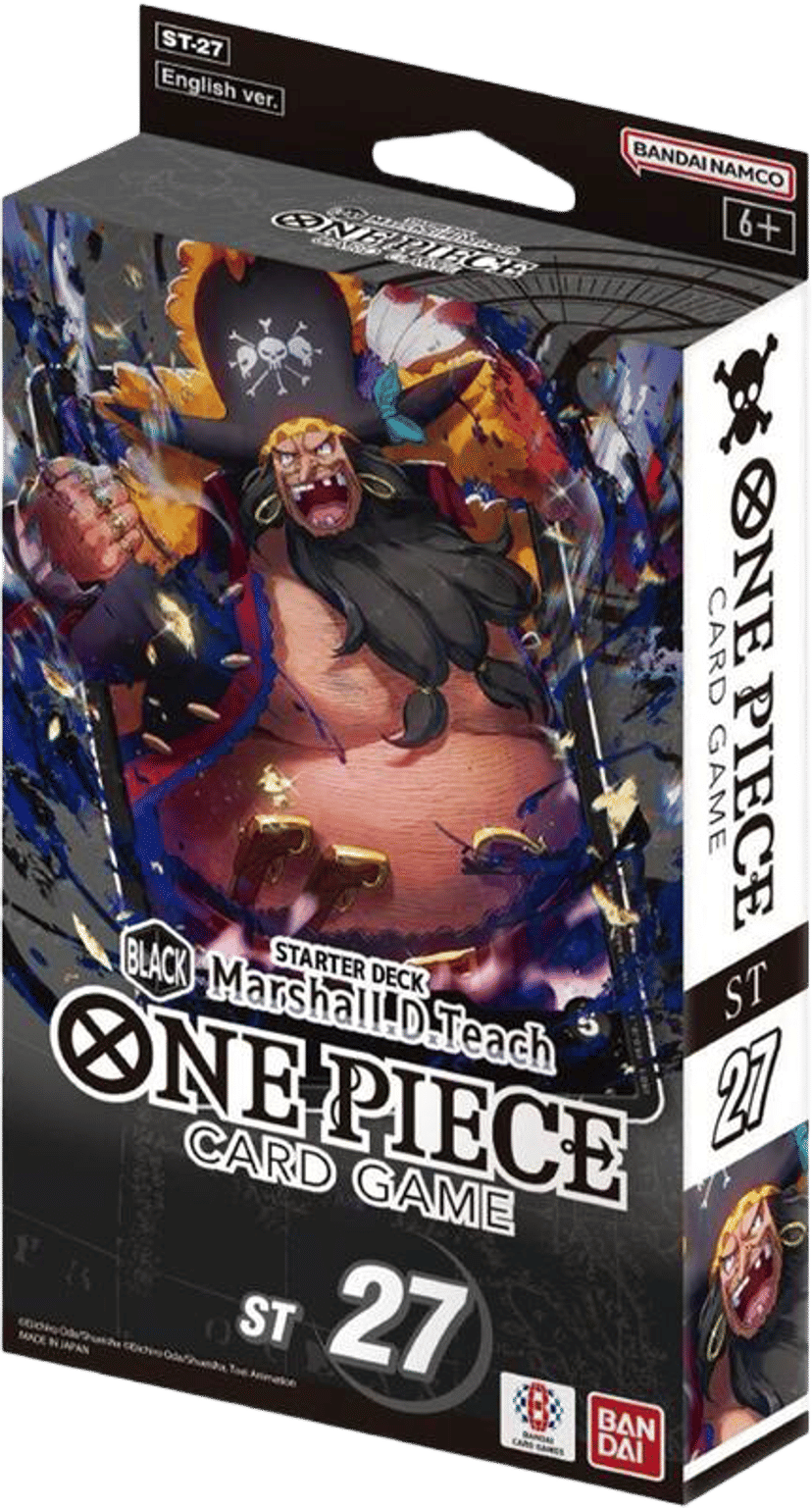 Starter Deck 27: BLACK Marshall.D.Teach from Starter Deck 27: BLACK Marshall.D.Teach - OnePiece Card Game