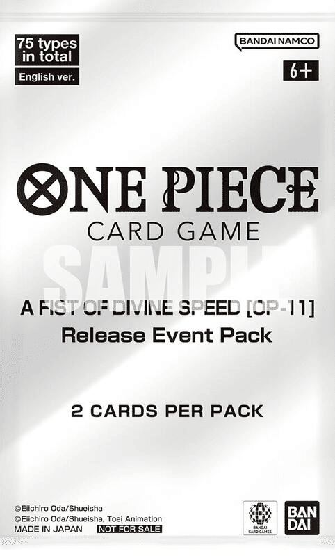 A Fist of Divine Speed: Release Event Pack — A Fist of Divine Speed — One Piece Card Game