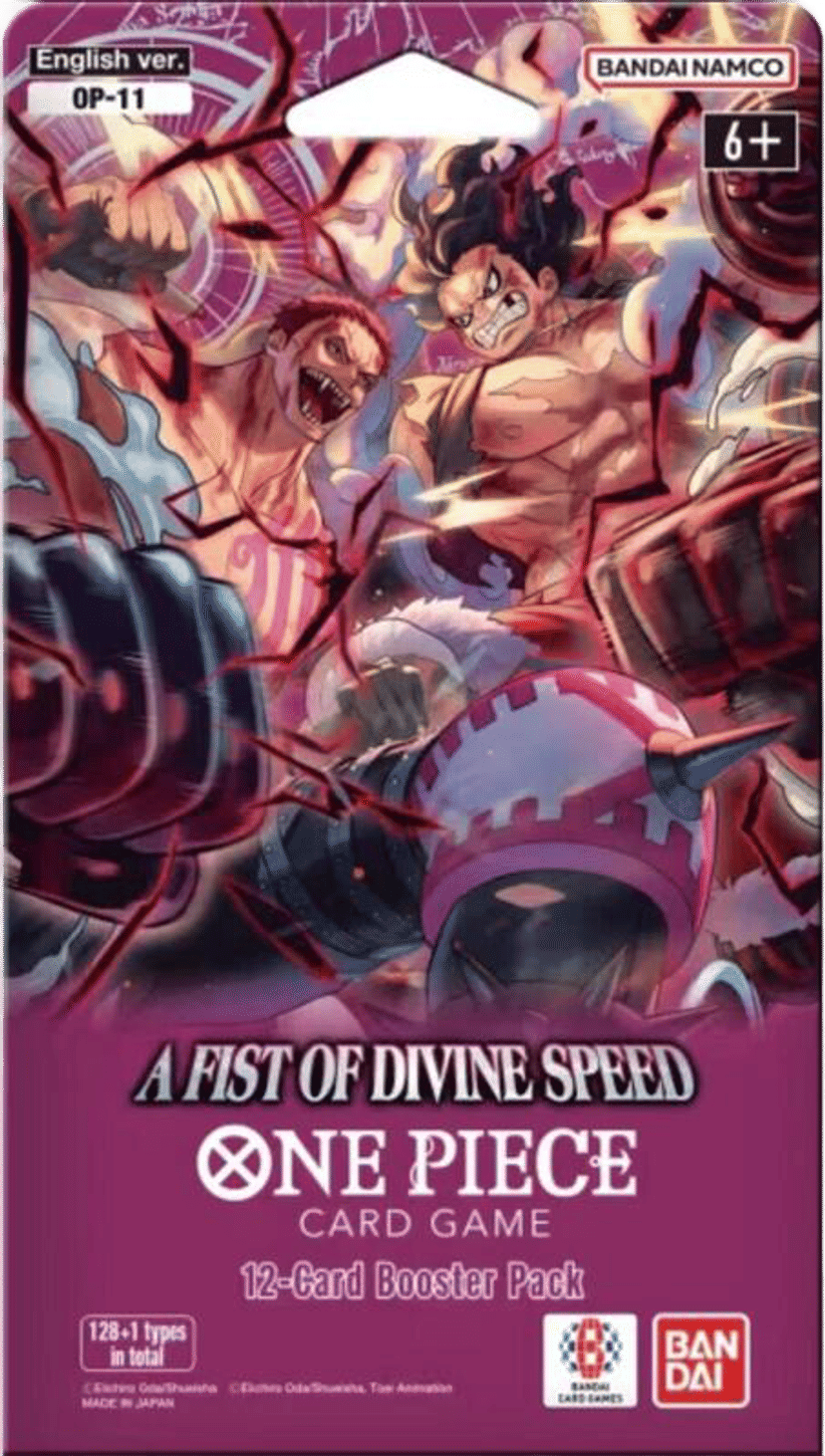 A Fist of Divine Speed - Sleeved Booster Pack from A Fist of Divine Speed - OnePiece Card Game