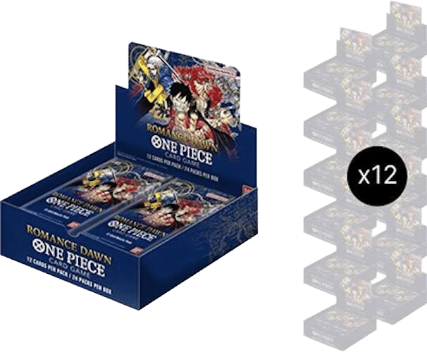 Romance Dawn - Booster Box Case (Wave 1 - Blue) — Romance Dawn — One Piece Card Game