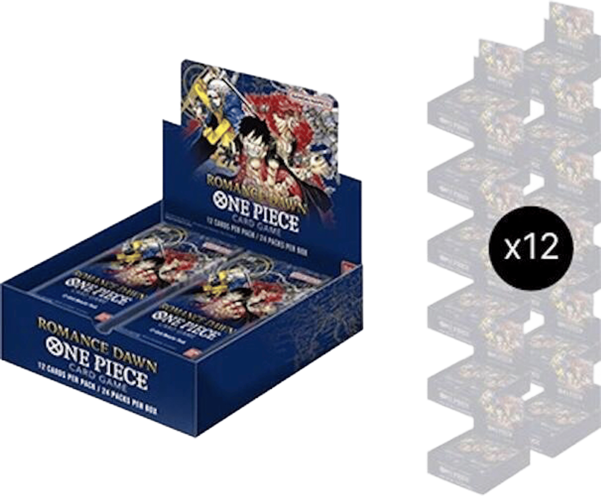 Product image for Romance Dawn - Booster Box Case (Wave 1 - Blue)