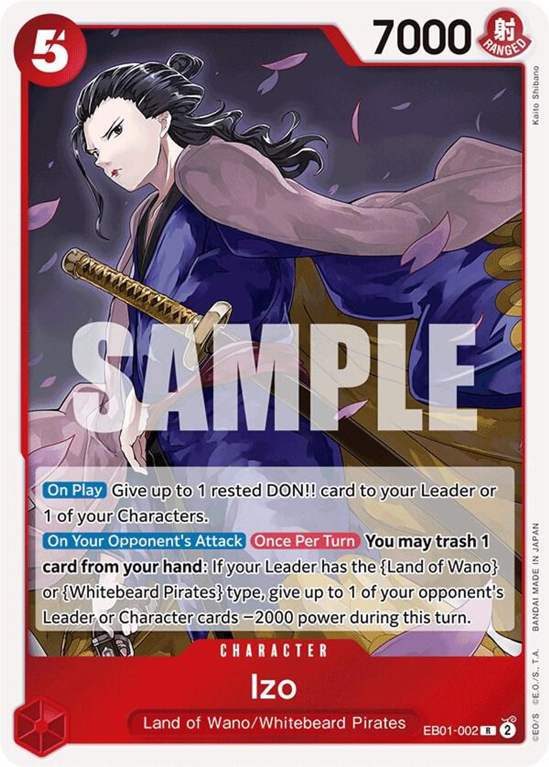 Izo — Extra Booster: Memorial Collection — One Piece Card Game