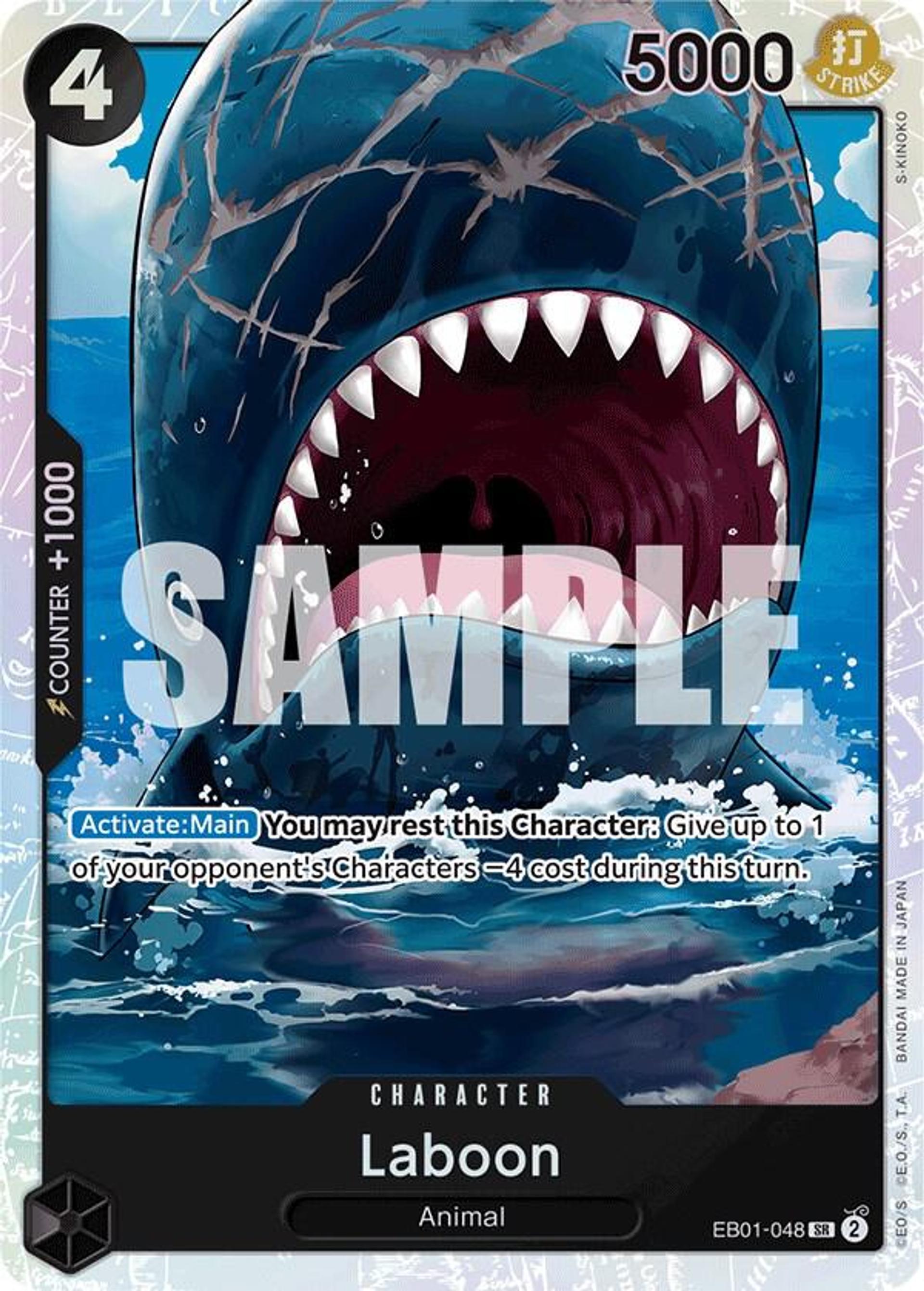 Laboon (048) — Extra Booster: Memorial Collection — One Piece Card Game
