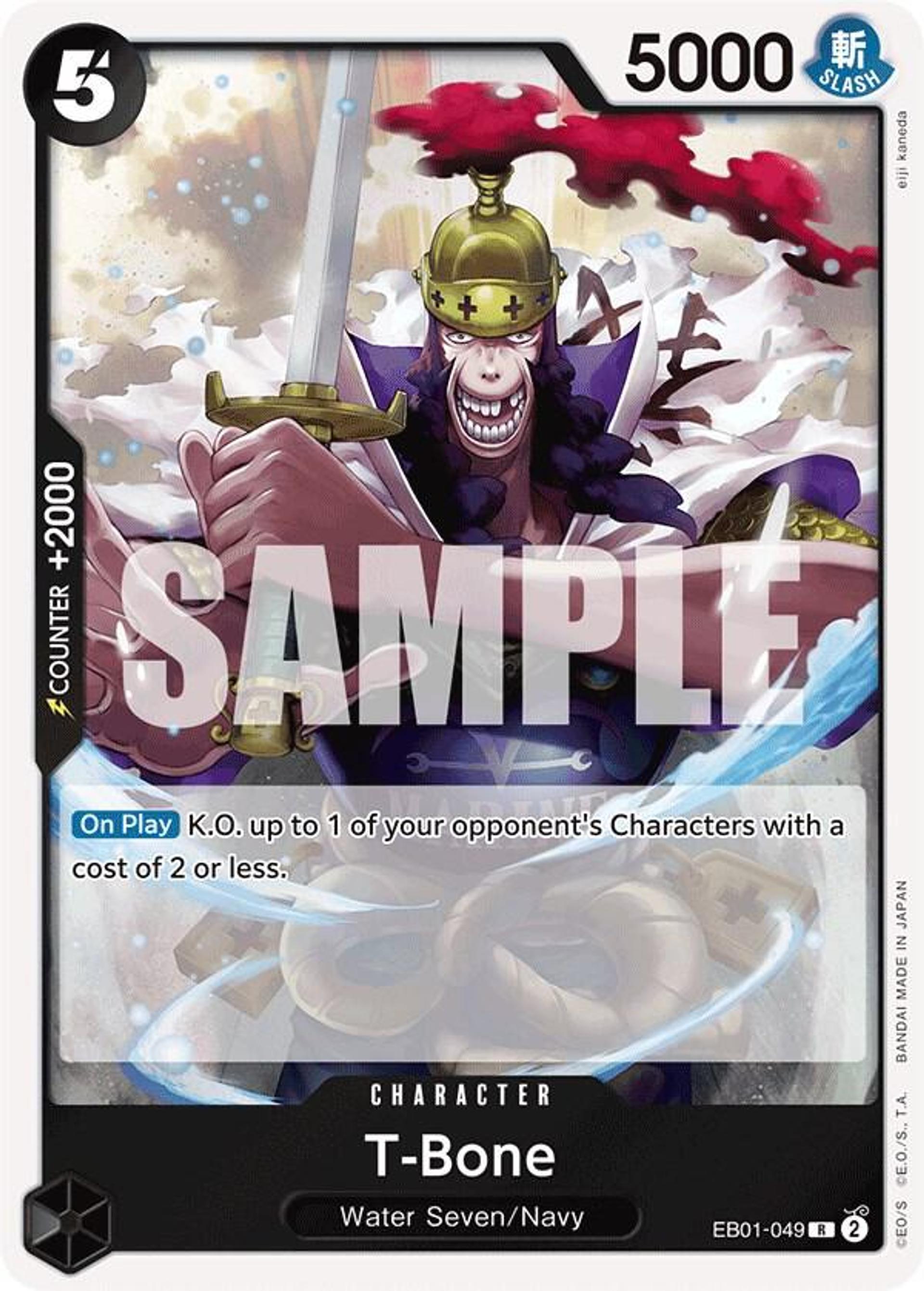T-Bone — Extra Booster: Memorial Collection — One Piece Card Game