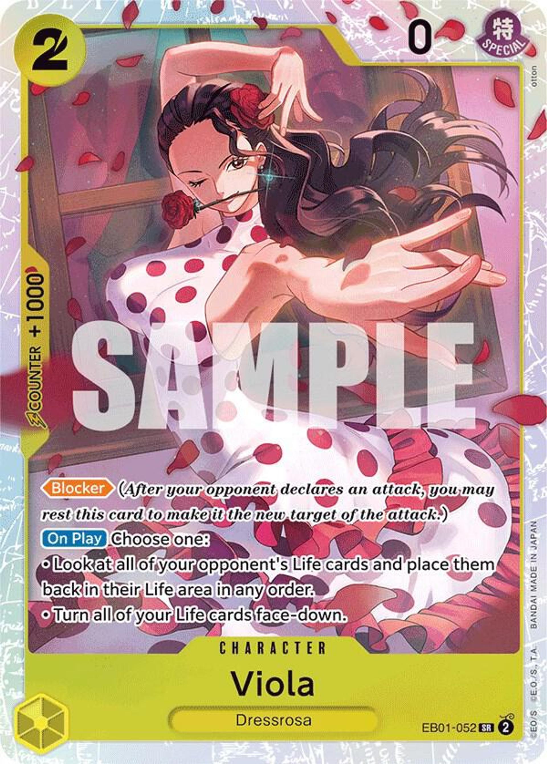 Viola — Extra Booster: Memorial Collection — One Piece Card Game